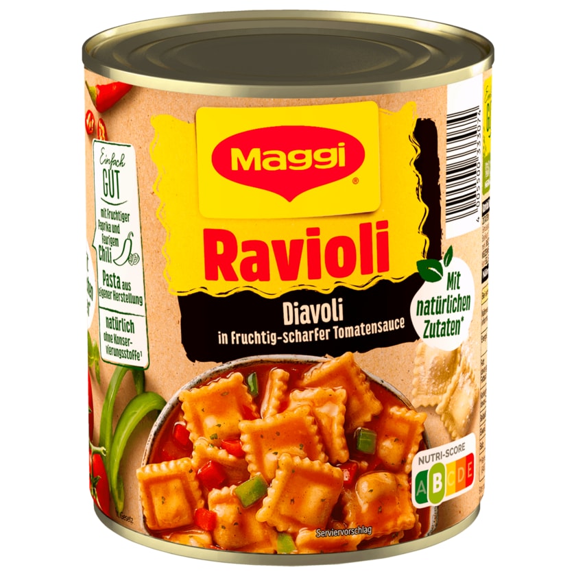 Maggi Ravioli Diavoli in scharfer Tomatensauce 800g